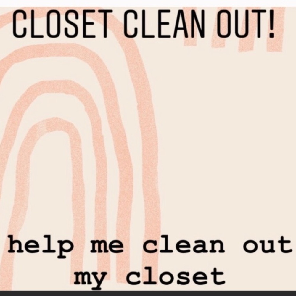 Closet clean out for move